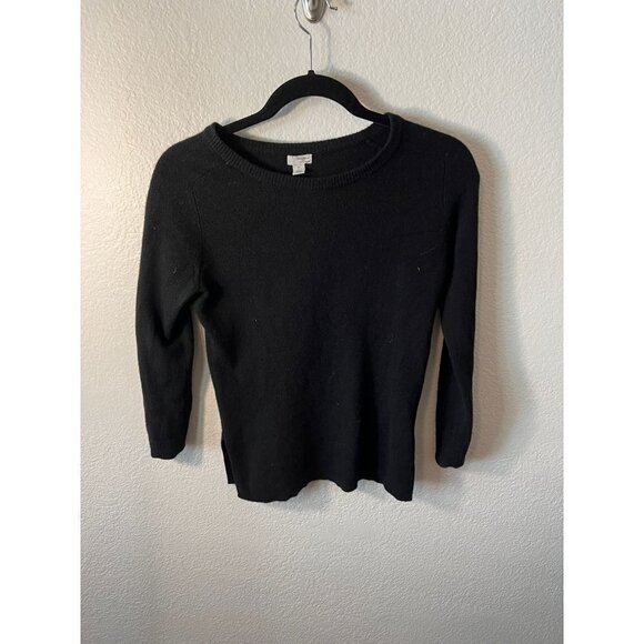 Halogen Cashmere black sweater with defect size xs - Picture 1 of 4